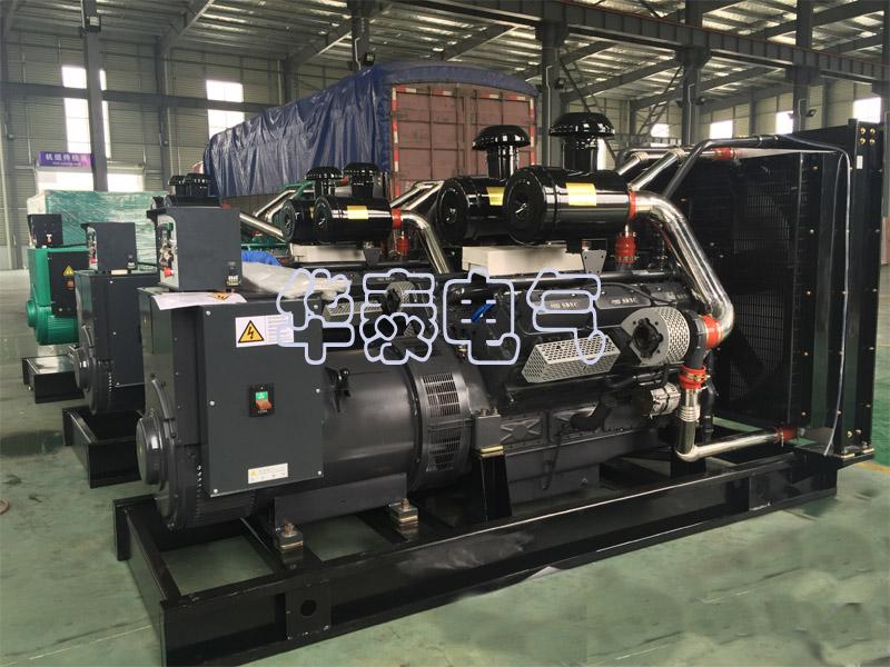 温州善嘉公司订购2台600KW上海申动柴油发电机组
